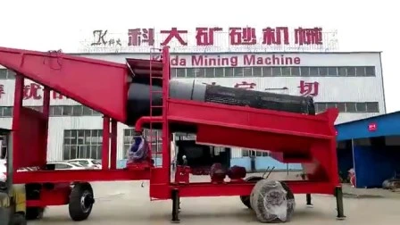 Africa Latest Technology New Condition Placer Sand Washing Plant Trommel Screen Machine Gold Diamond Processing Mining Panning Equipment