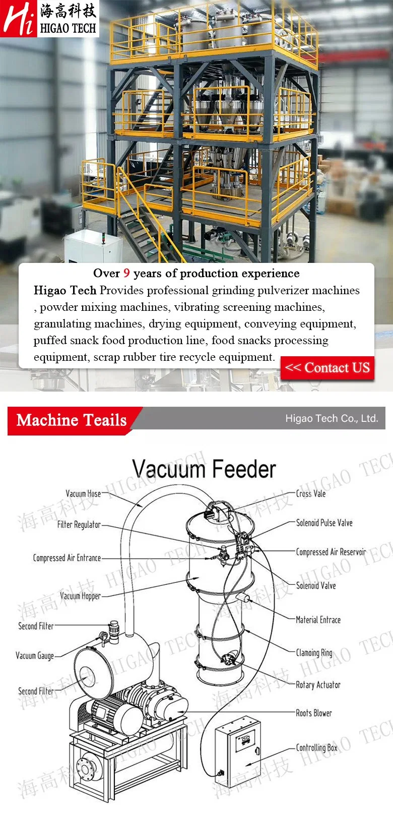 Protein Powder Suction Feeder Vitamin C Powder Vacuum Conveying Equipment Manufacturer