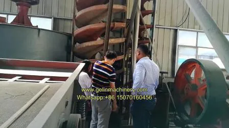 Alluvial Sand Chrome Ore Mining Processing Spiral Machine